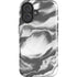 Grey Marble Ink iPhone 16 Magsafe Impact Case