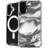 Grey Marble Ink iPhone 16 Plus MagSafe Case