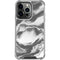 Grey Marble Ink iPhone 16 Pro Clear Case