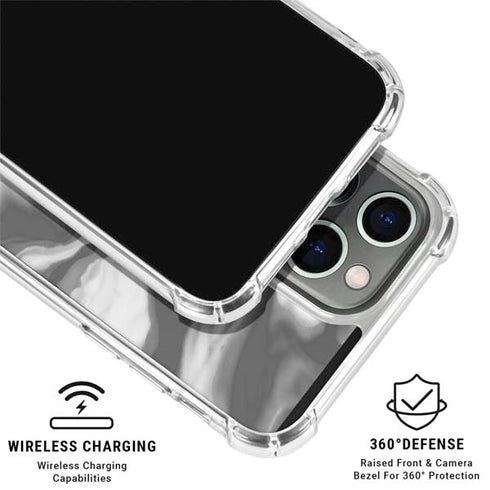 Grey Marble Ink iPhone 16 Pro Clear Case