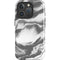 Grey Marble Ink iPhone 16 Pro Impact Case