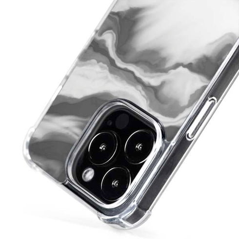 Grey Marble Ink iPhone 16 Pro MagSafe Case