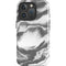 Grey Marble Ink iPhone 16 Pro Max Impact Case