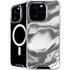 Grey Marble Ink iPhone 16 Pro Max MagSafe Case