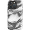 Grey Marble Ink iPhone 16 Pro Max Magsafe Impact Case