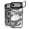 Grey Marble Ink iPhone 17 Air Kickstand Case