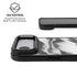 Grey Marble Ink iPhone 17 Air Kickstand Case