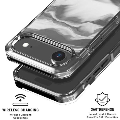 Grey Marble Ink iPhone 17 Air MagSafe Case