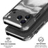 Grey Marble Ink iPhone 17 Pro Clear Case