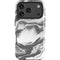 Grey Marble Ink iPhone 17 Pro Impact Case