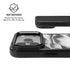 Grey Marble Ink iPhone 17 Pro Kickstand Case