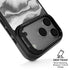 Grey Marble Ink iPhone 17 Pro Kickstand Case