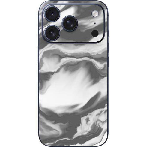 Grey Marble Ink iPhone 17 Pro Max Skin