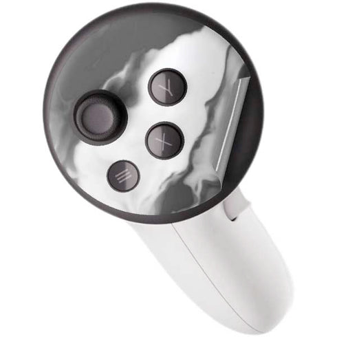 Grey Marble Ink Meta Quest 3S Skin