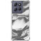 Grey Marble Ink Moto G 5G (2025) Clear Case