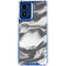 Grey Marble Ink Moto G 5G (2024) Clear Case