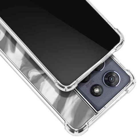 Grey Marble Ink Moto G Play 5G (2025) Clear Case