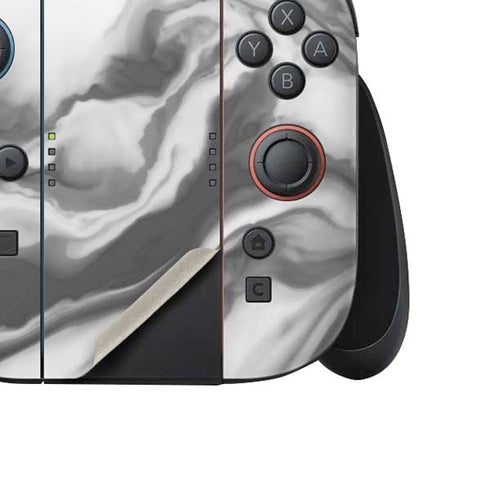 Grey Marble Ink Nintendo Switch 2 (2025) Joy-Con Controller Skin