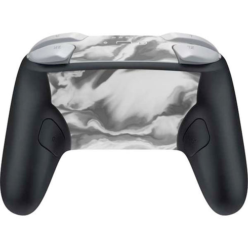 Grey Marble Ink Nintendo Switch 2 (2025) Pro Controller Skin