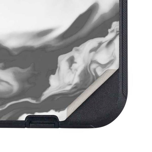 Grey Marble Ink Otterbox Defender iPhone Skin