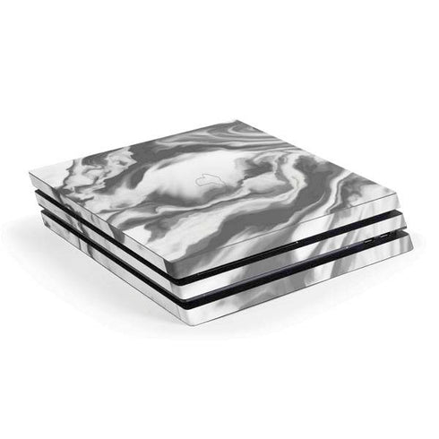Grey Marble Ink PlayStation PS4 Skins