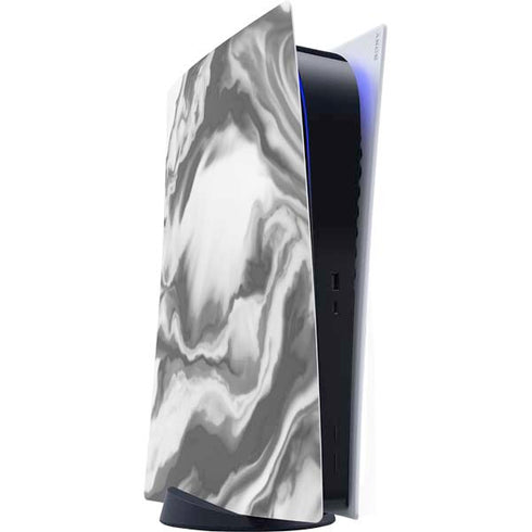 Grey Marble Ink PlayStation PS5 Skins