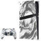 Grey Marble Ink PS5 Pro Bundle Skin