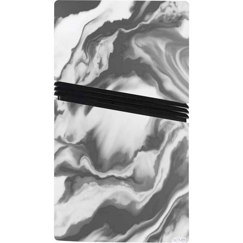 Grey Marble Ink PS5 Pro Bundle Skin