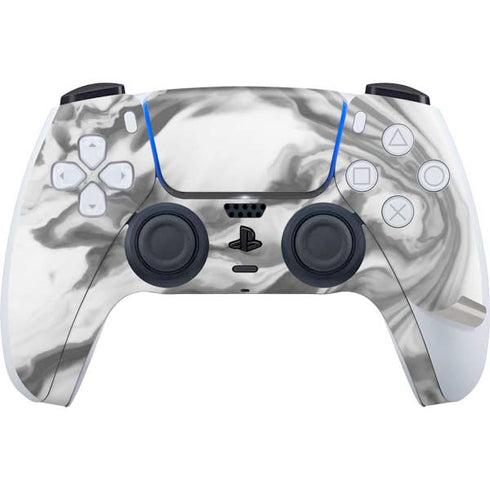 Grey Marble Ink PS5 Pro Bundle Skin