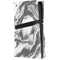 Grey Marble Ink PS5 Pro Disk Console Skin