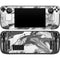 Grey Marble Ink Steam Deck Handheld Gaming Computer Skin