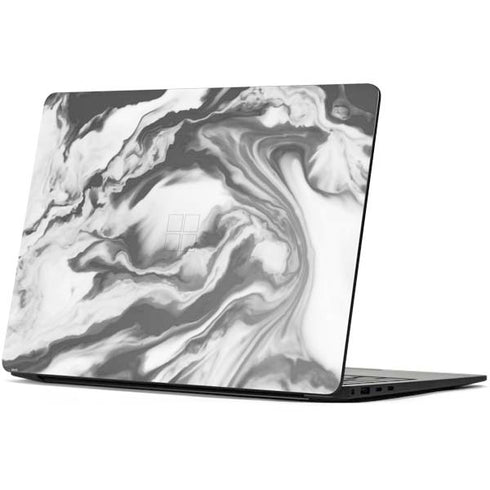 Grey Marble Ink Surface Laptop 7 15in Skin