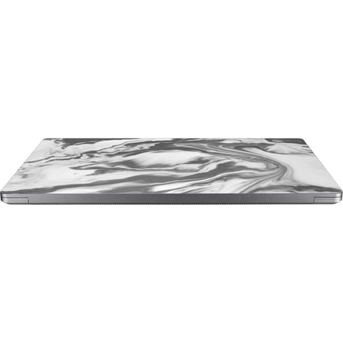 Grey Marble Ink Laptop Skins