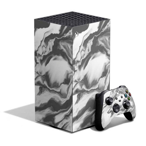 Grey Marble Ink XBox Series X Digital Edition Bundle Skin
