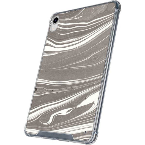 Grey Marble iPad 11th Gen (2025) Clear Case