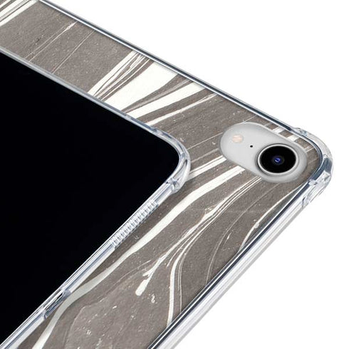 Grey Marble iPad 11th Gen (2025) Clear Case
