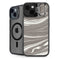 Grey Marble iPhone 14 Kickstand Case