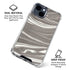 Grey Marble iPhone 15 Clear Case