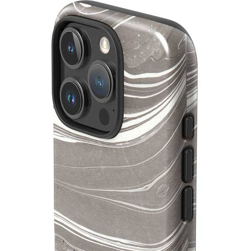 Grey Marble iPhone 16 Pro Impact Case
