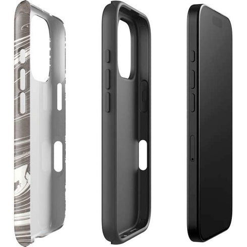 Grey Marble iPhone 16 Pro Impact Case