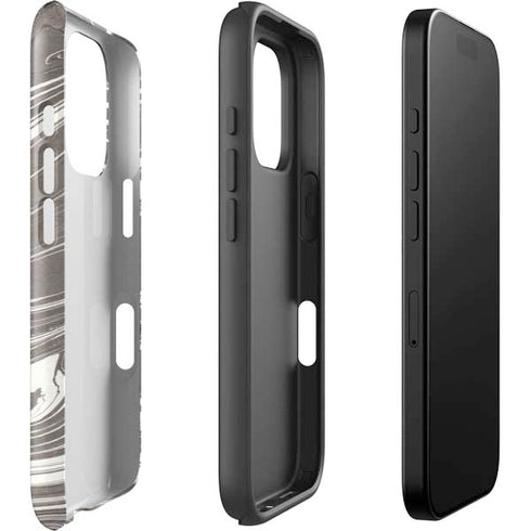 Grey Marble iPhone 16 Pro Max Impact Case