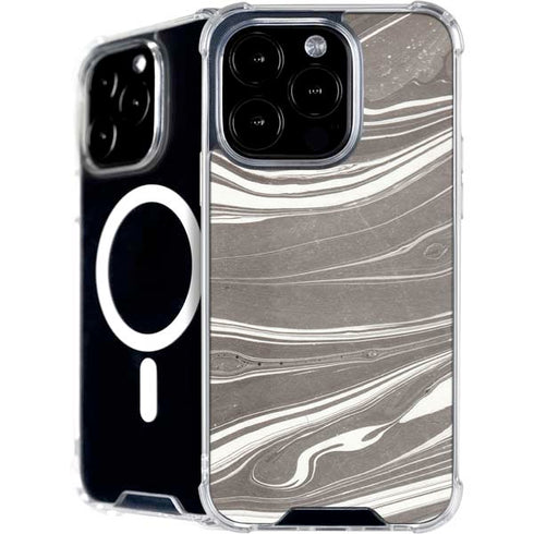 Grey Marble iPhone 16 Pro Max MagSafe Case