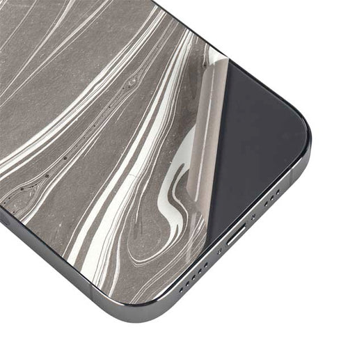 Grey Marble iPhone 16 Pro Max Skin