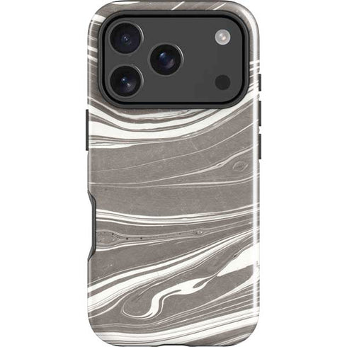 Grey Marble iPhone 18 Pro Impact Case
