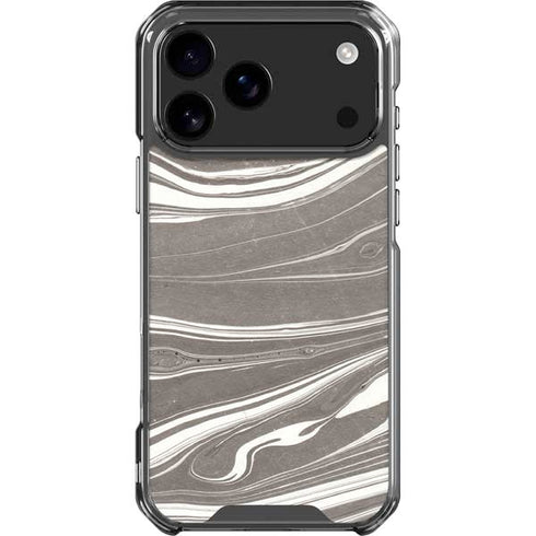Grey Marble iPhone 18 Pro Max Clear Case