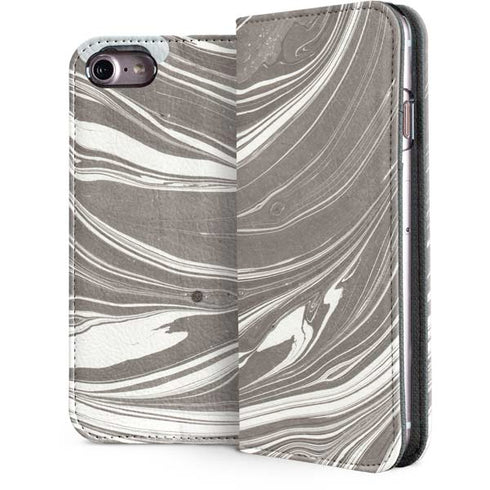 Grey Marble iPhone 7 Folio Case