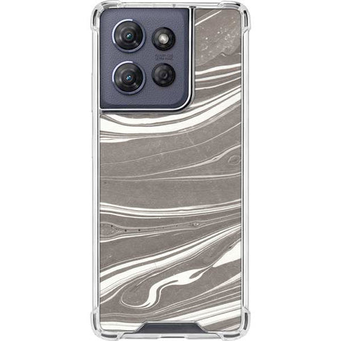 Grey Marble Moto G 5G (2025) Clear Case