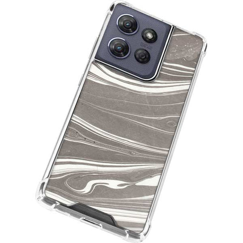 Grey Marble Moto G 5G (2025) Clear Case