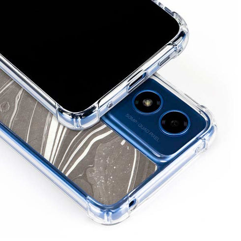 Grey Marble Moto G Play 4G (2024) Clear Case