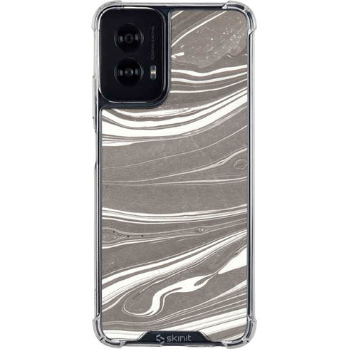 Grey Marble Moto G Power 5G (2024) Clear Case